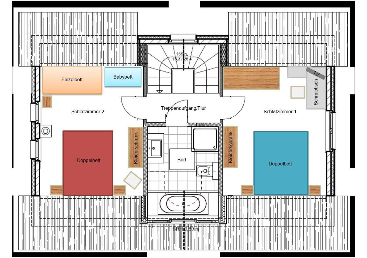 Modernes Reetdach-Ostseeferienhaus Bella Mare, Insel Usedom Mit Sauna, Kamin & Sonnenterrasse Zirchow Exterior foto